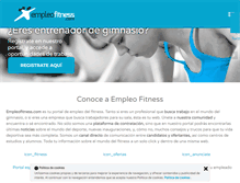 Tablet Screenshot of empleofitness.com
